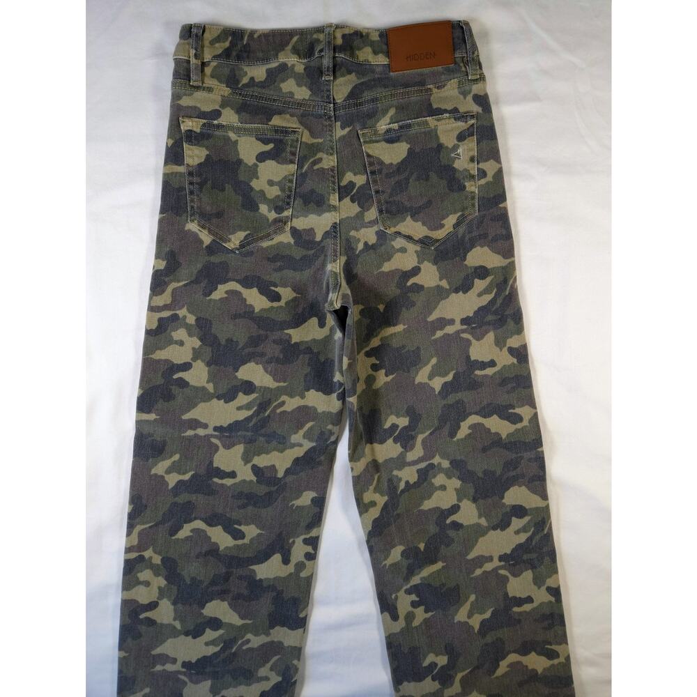 Hidden Los Angeles Alyx Low Slung Baggy Jeans Camo Size 27 Raw Hem - Picture 7 of 12